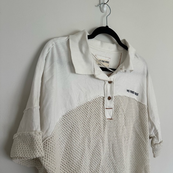 We The Free (Free‎ People) Don’t Rush Polo Top – Size S (EUC) - Picture 3 of 8